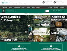 Tablet Screenshot of madriveroutfitters.com